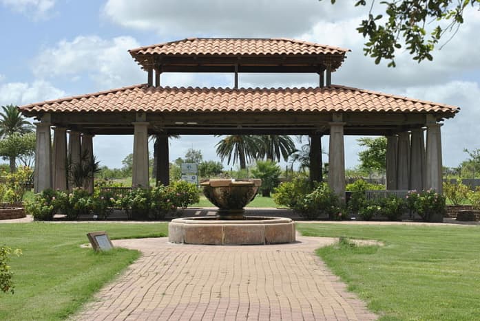 Rose Garden Pavilion at the Corpus Christi Botanical Gardens and Nature Center