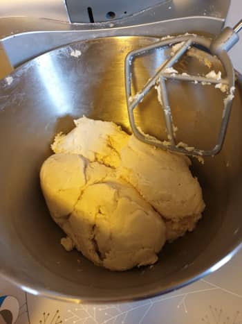 How your dough should look after mixing
