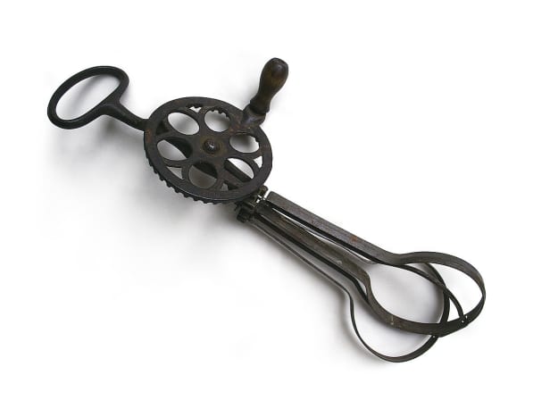  Ralph Collier of Baltimore, Maryland, invented and patented the first rotary egg beater with rotating parts; U.S. patent #16,267 on December 23, 1856.