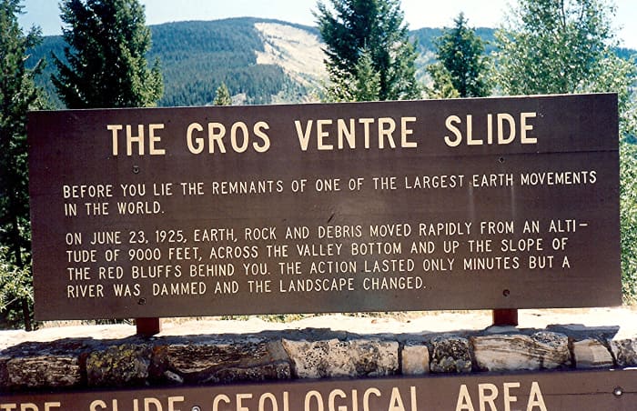 The Gros Ventre Slide