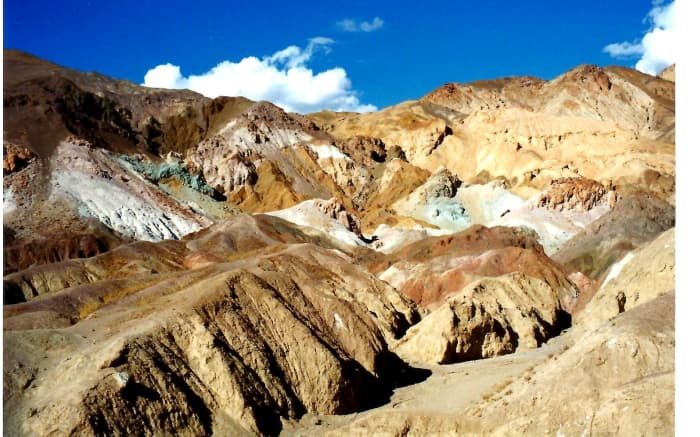 Beautiful colors in this aptly named Artist's Palette area of Death Valley!