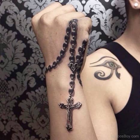 Rosary Bead Tattoo Ideas, Designs, and Meanings - 