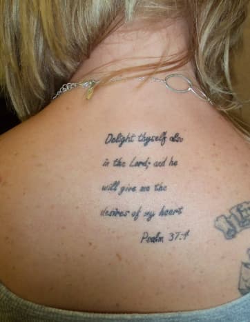 short bible quote tattoos for men