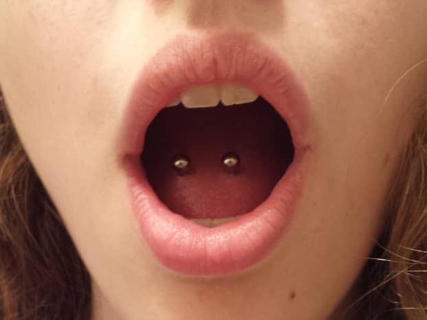 The Healing Process of a Tongue Piercing (With Pictures) photo