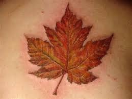 Leaf Tattoo Designs Maple Leaves Fall Leaves And More Tatring Tattoos Piercings