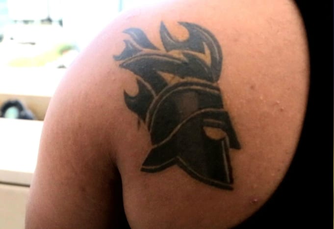 1. Death Knight Tattoo Designs - wide 11