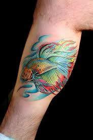 Betta fish tattoo
