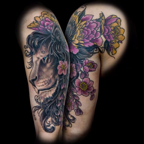 fairytale tattoo sleeve