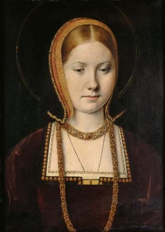 Catherine of Aragon in c. 1503, as the widowed Princess of Wales