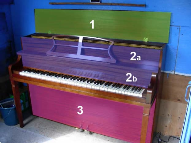 How to open an upright piano - Spinditty