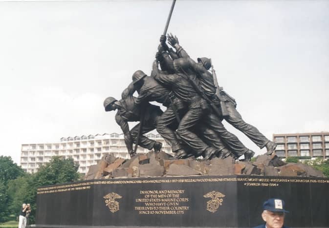 The Marine Corps War Memorial, 2001.