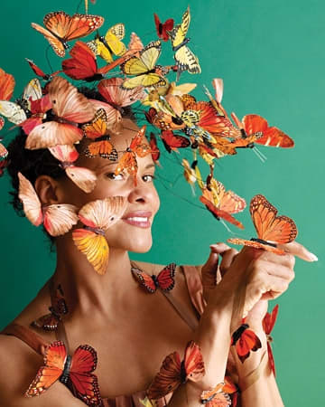 Madame Butterfly. To see the instructions, check the corresponding link below. Source:  MarthaStewart.com