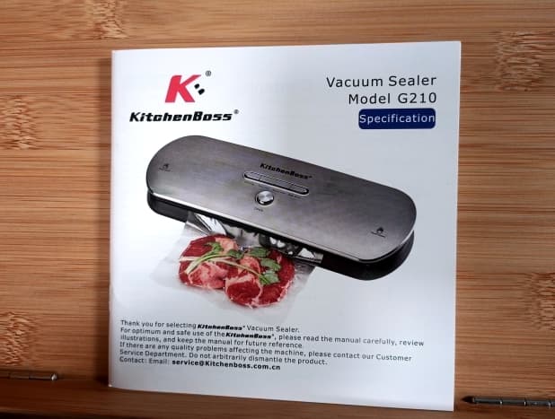 kitchen boss vacuum sealer bags