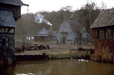 The Town of Sleepy Hollow in the movie &quot;Sleepy Hollow&quot;.