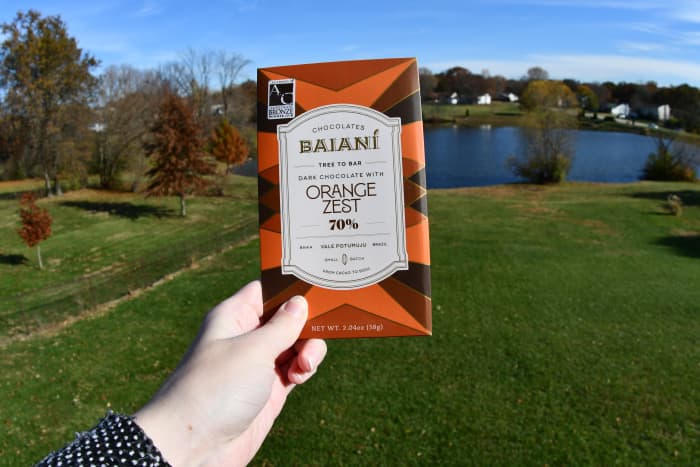 Baian&iacute; may produce the best orange chocolate bar in the world. It's definitely a strong contender for that title.