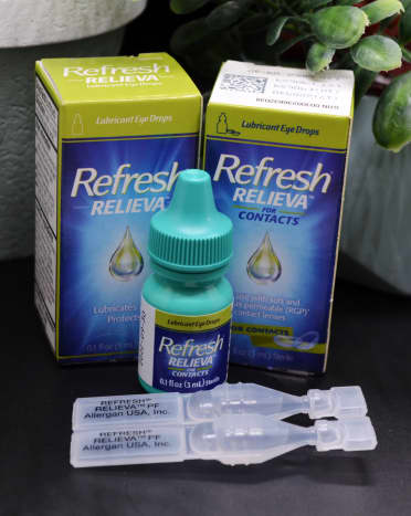 Refresh is one of the most popular artificial tears on the market. 