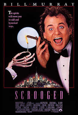 Scrooged movie poster