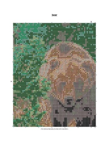 free-cross-stitch-pattern-bear-in-forest