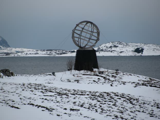Crossing the Arctic Circle, Norway