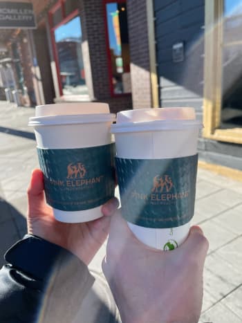 Pink Elephant Coffee Roasters was founded by two coffee lovers with a passion for fueling their adventures with quality caffeine and taking the time to enjoy a well-crafted cup of coffee. 