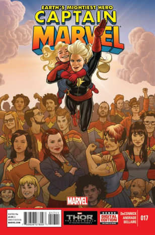 Captain Marvel #17 Regular Cover. 2013. Cover by Filipe Daniel Moreno De Andrade.