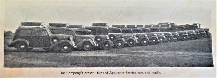 The Wisconsin Electric Power Company fleet of appliance service cars