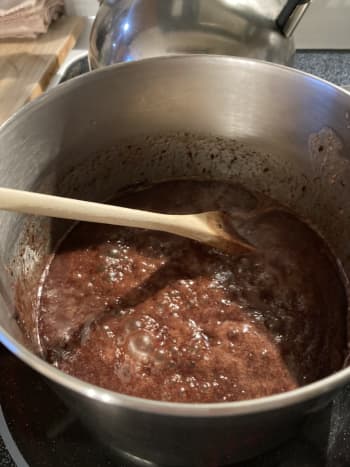 Allow the mixture to come to a full rolling boil.