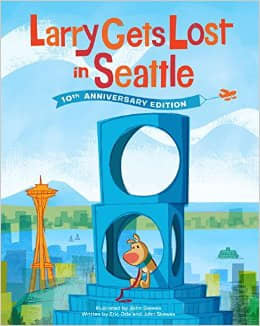 Larry Gets Lost in Seattle by John Skewes - Book images are from amazon.com.
