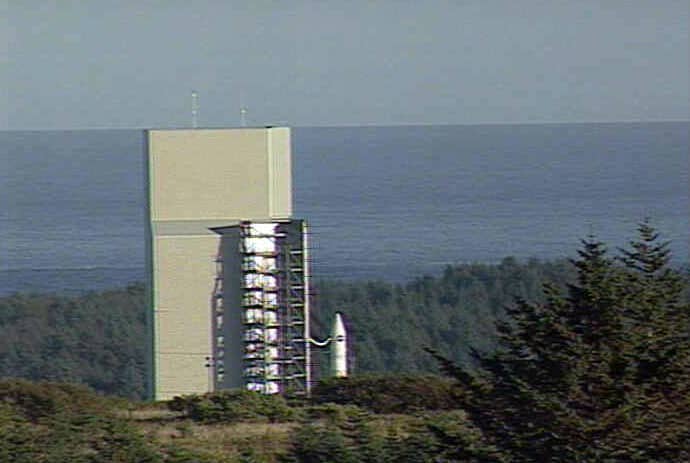 Kodiak Island Launch Site - Athena rocket, 9/30/2001.