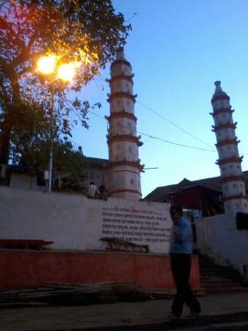The main temple entrance at banganga