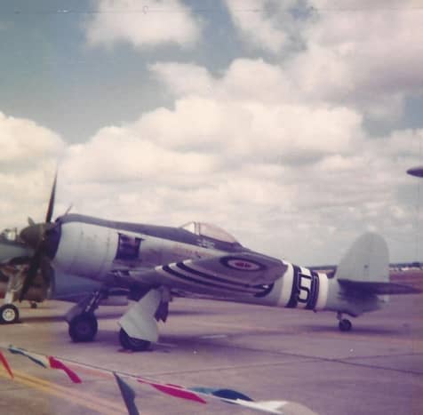 A CAF Hawker Tempest, Hondo, TX, 1982.