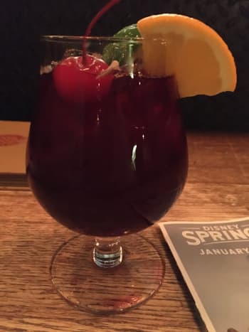 The sangria. A lovely balance of flavors and wonderful on a hot day out. 