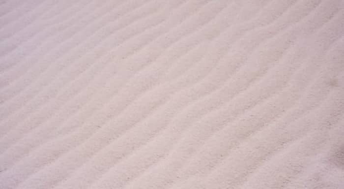 Ripples in the white sands