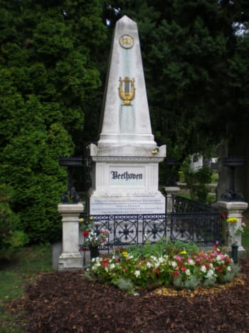 Beethoven's grave at Zentralfriedhof
