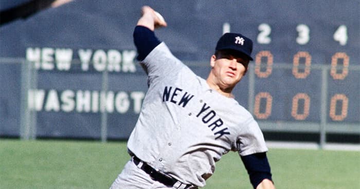 Jim Bouton - Won 46 games his first 3 season with the team, but ended up winning only 9 games his last 4 season in New York.  