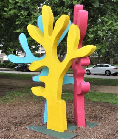 &quot;Three Colorful Friendly Trees&quot; by David Adickes