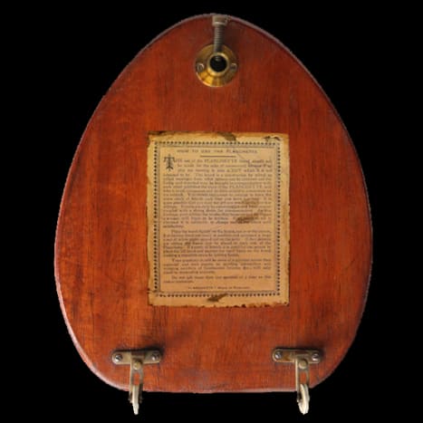 An early British automatic writing planchette, possibly of Thomas Welton, 1860s.
