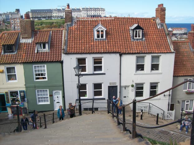 Holiday lets and cottages as you leave the old cobbled shopping area