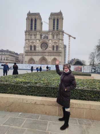 And Here She Is!&nbsp;Our Lady of Paris, Notre Dame Cathedral!