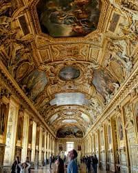 One of the Beautiful Ceilings in the Louvre