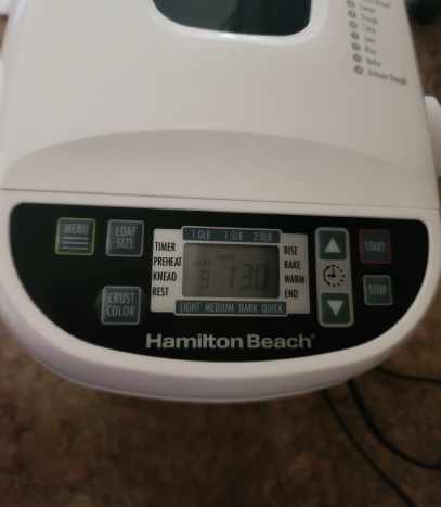 bread maker tortilla dough