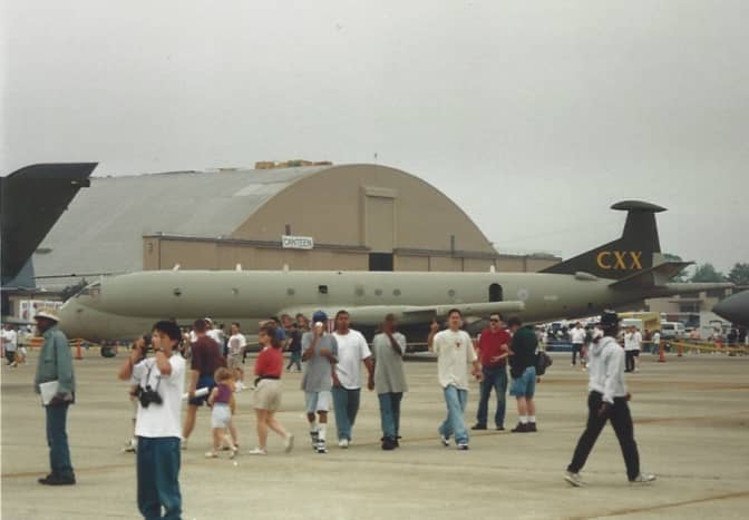 A Nimrod at Andrews AFB, circa 2000.