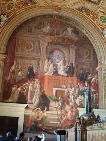 Frescoes Like You have Never Seen Before Inside St Peters Basilica