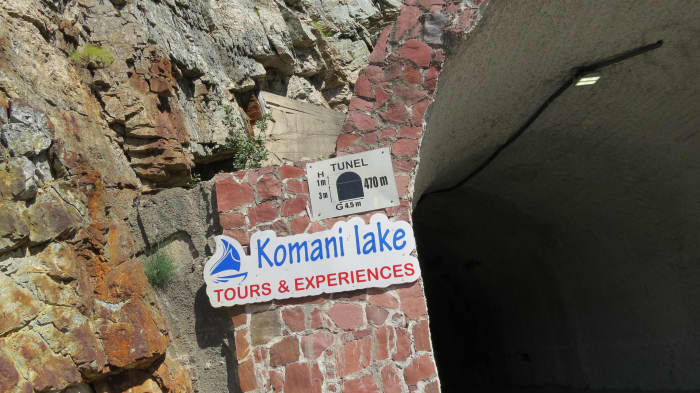 Welcome to Komani Lake (Photo courtesy of Elisona Marku)