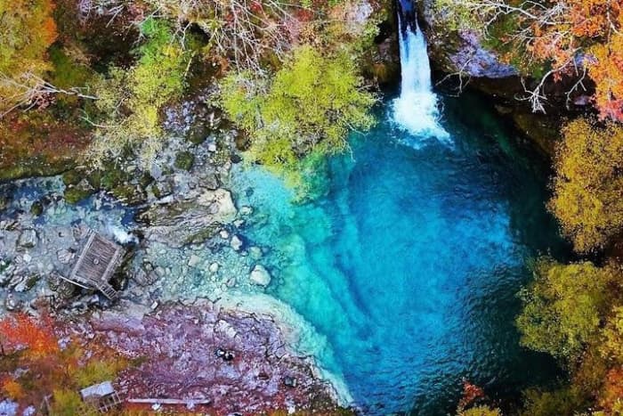 Located in Thethi National Park, Hikers Love this Natural Pool.