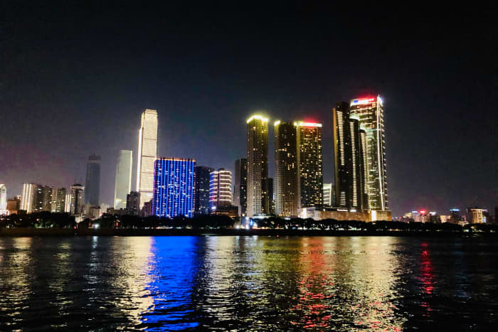 A view of the Changsha skyline from the Orange Isle.