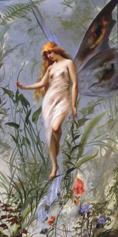 &quot;The Lily Fairy&quot; (1888) by Luis Ricardo Falero  