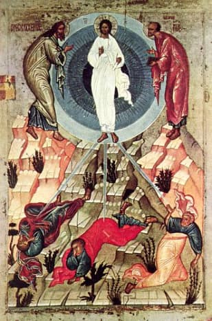 Christian mysticism - Transfiguration of Jesus