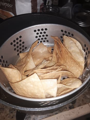 Fried tortilla chips