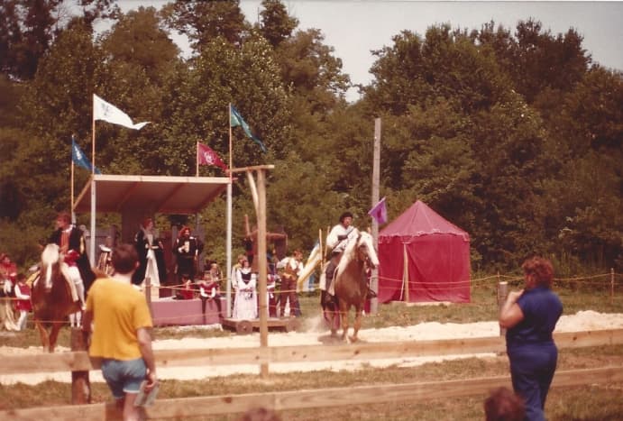 Jousting, the official sport of the State of Maryland since 1962.  I wonder what non-Marylanders thought of it at the time?